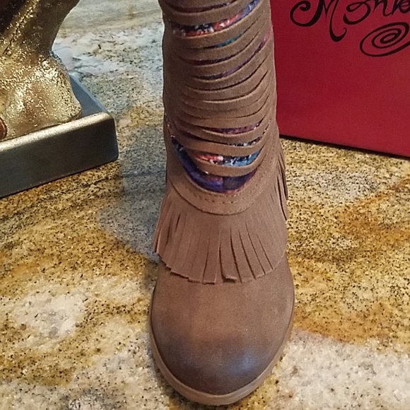 NAUGHTY MONKEY | Boho Suede Booties NEW - Picture 5 of 8